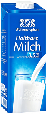 Weihenstephan Haltbare Milch 3,5%, 1l