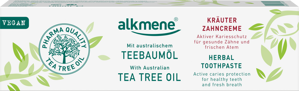 alkmene Zahnpasta Teebaumöl, 100 ml
