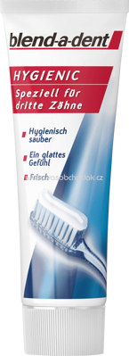 blend-a-dent Zahnpasta Hygienic speziell für Zahnersatz, 75 ml
