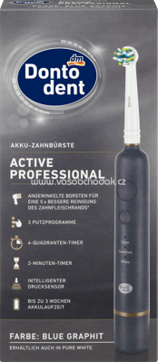 Dontodent Elektrische Zahnbürste Active Professional Graphit Blue, 1 St