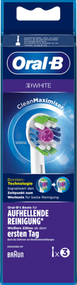 Oral-B Aufsteckbürsten 3D White CleanMaximizer, 3 St