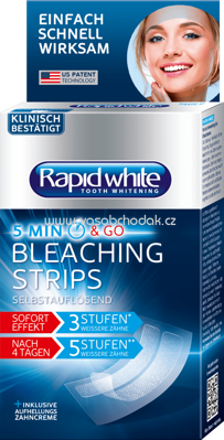 Rapid white Bleaching Strips, 14 St