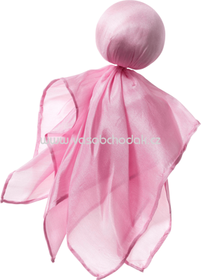 ALANA Baby-Seidenpüppchen in Seide und Baumwolle, rosa, 28 x 28cm, 1 St