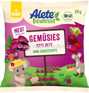 Alete Kindersnack Gemüsies Rote Beete, ab 3 Jahren, 24g