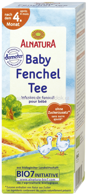 Alnatura Baby-Fencheltee, nach dem 5. Monat, 35 g