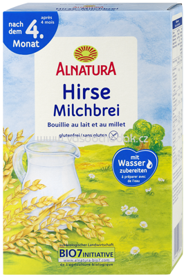 Alnatura Hirse-Milchbrei, nach dem 4. Monat, 250g