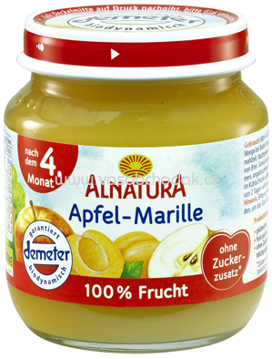 Alnatura Apfel-Marille, nach dem 4. Monat, 125 g