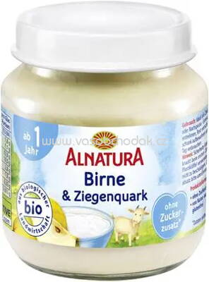Alnatura Birne & Ziegenquark, ab 1 Jahr, 125g