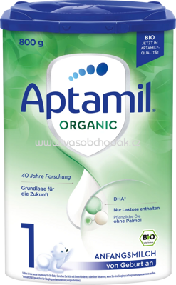 Aptamil Anfangsmilch 1 Organic, von Geburt an, 800g
