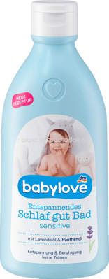 Babylove Entspannendes Schlaf gut Bad sensitive, 500 ml