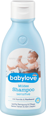 Babylove Mildes Shampoo Sensitive, 250 ml