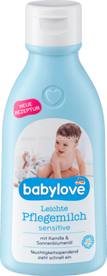 Babylove Leichte Pflegemilch sensitive, 250 ml