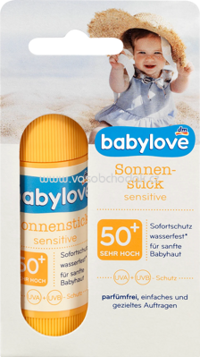 Babylove Sensitive Sonnenstick LSF 50+, 20 g