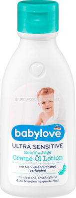 Babylove Ultra Sensitive Creme-Öl-Lotion, 250 ml