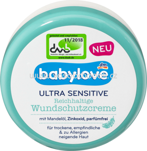Babylove Ultra Sensitive Wundschutzcreme, 150 ml