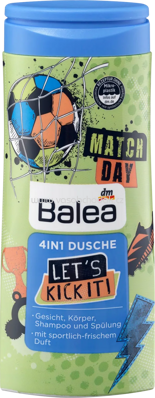 Balea Kids 4in1 Dusche Let’s kick it!, 300 ml