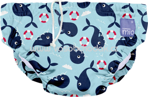 Bambino Mio Schwimmwindel wiederverwendbar, Motiv Walfisch, 1-2 Jahre, 1 St