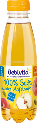 Bebivita Saft 100% Milder Apfelsaft, ab 5. Monat, 0,5 l