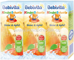 Bebivita Kinderschorle Birne & Apfel, ab 1 Jahr, 3x200 ml