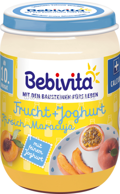 Bebivita Frucht & Joghurt Pfirsich-Maracuja ab 10. Monat, 190 g