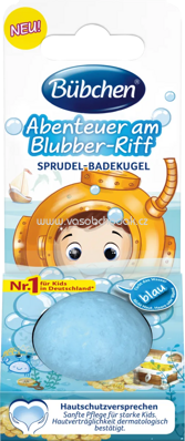 Bübchen Badezusatz Sprudel-Badekugel Abenteuer am Blubber-Riff, 40g