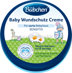 Bübchen Baby Wundschutz Creme Sensitiv, 150 ml