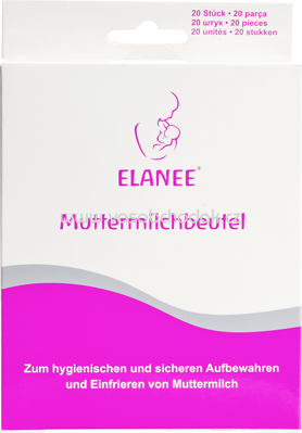 Elanee Muttermilchbeutel, 20 St - ONL