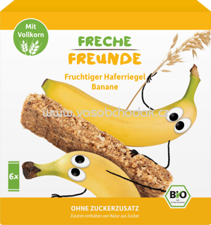 Freche Freunde Fruchtiger Haferriegel Banane, ab 3 Jahren, 6 St, 180g