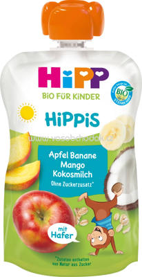 Hipp Hippis Apfel Banane Mango Kokosmilch, ab 1 Jahr, 100g
