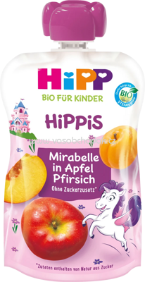 Hipp Hippis Mirabelle in Apfel-Pfirisch, ab 1 Jahr, 100g