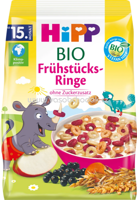 Hipp Bio Früchstücks-Ringe, ab 15. Monat, 135g