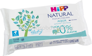 Hipp Babysanft Feuchttücher Natural Aqua, 18x48 St, 864 St