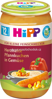 Hipp Für Kleine Feinschmecker Herzhafte Pfannkuchen in Gemüse, ab 12. Monat, 250g