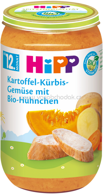 Hipp Kartoffel-Kürbis-Gemüse mit Bio-Hühnchen, ab 12. Monat, 250g