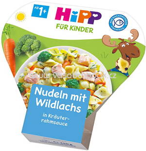 Hipp Kinderteller Nudeln mit Wildlachs in Kräuterrahmsauce ab 1 Jahr, 250 g