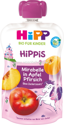 Hipp Hippis Mirabelle in Apfel-Pfirisch, ab 1 Jahr, 100g