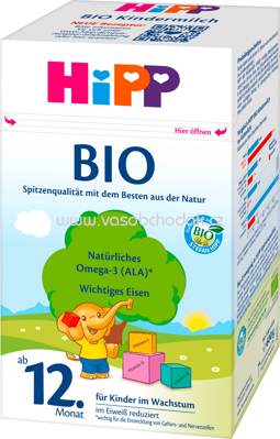 Hipp Bio Kindermilch ab 12. Monat, 600g