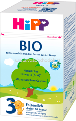 Hipp Bio Folgemilch 3, ab dem 10. Monat, 600g