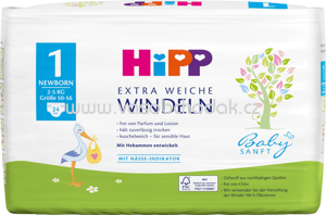 Hipp Babysanft Windeln Gr.1 Newborn, 2-5 kg, 24 St