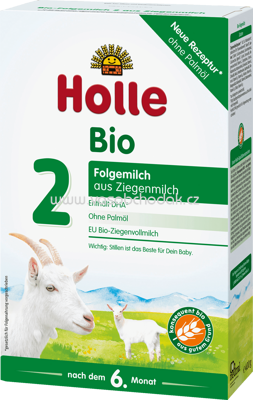 Holle baby food Bio Folgemilch 2 auf Ziegenmilchbasis, nach dem 6. Monat, 400g