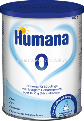 Humana Anfangsmilch 0 Frühgeborenennahrung, 400g
