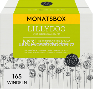 Lillydoo Windeln Gr. 3, 6-10 kg, Monatsbox, 165 St