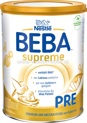 Nestlé BEBA Anfangsmilch Supreme PRE, von Geburt an, 800g