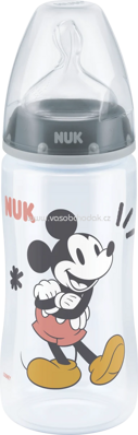 Nuk Babyflasche First Choice+ Temp.Control, Disney grau, 300 ml, 1 St