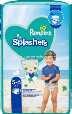 Pampers Schwimmwindeln Splashers Gr.5-6, 14+ kg, 10 St