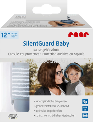 Reer Gehörschutz SilentGuard für Babys, ab 12 Monate, blau, 1 St