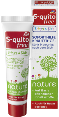 S-quitofree Kids Soforthilfe Kräuter-Gel nature, 15 ml
