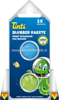 Tinti Badezusatz Blubber Rakete, 2x20g, 40g