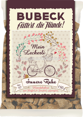 Bubeck Snack für Hunde, Hundekuchen, Mitbringsel, Innere Ruhe, 150 g - ONL