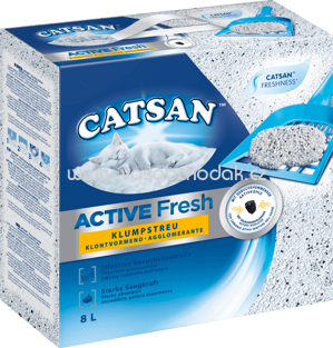 CATSAN Katzenstreu, Active Fresh, Klumpstreu, 8 l - ONL